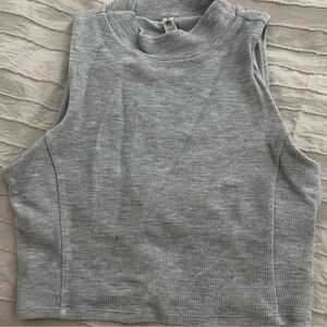 ALO Yoga Light Gray Sleeveless Top